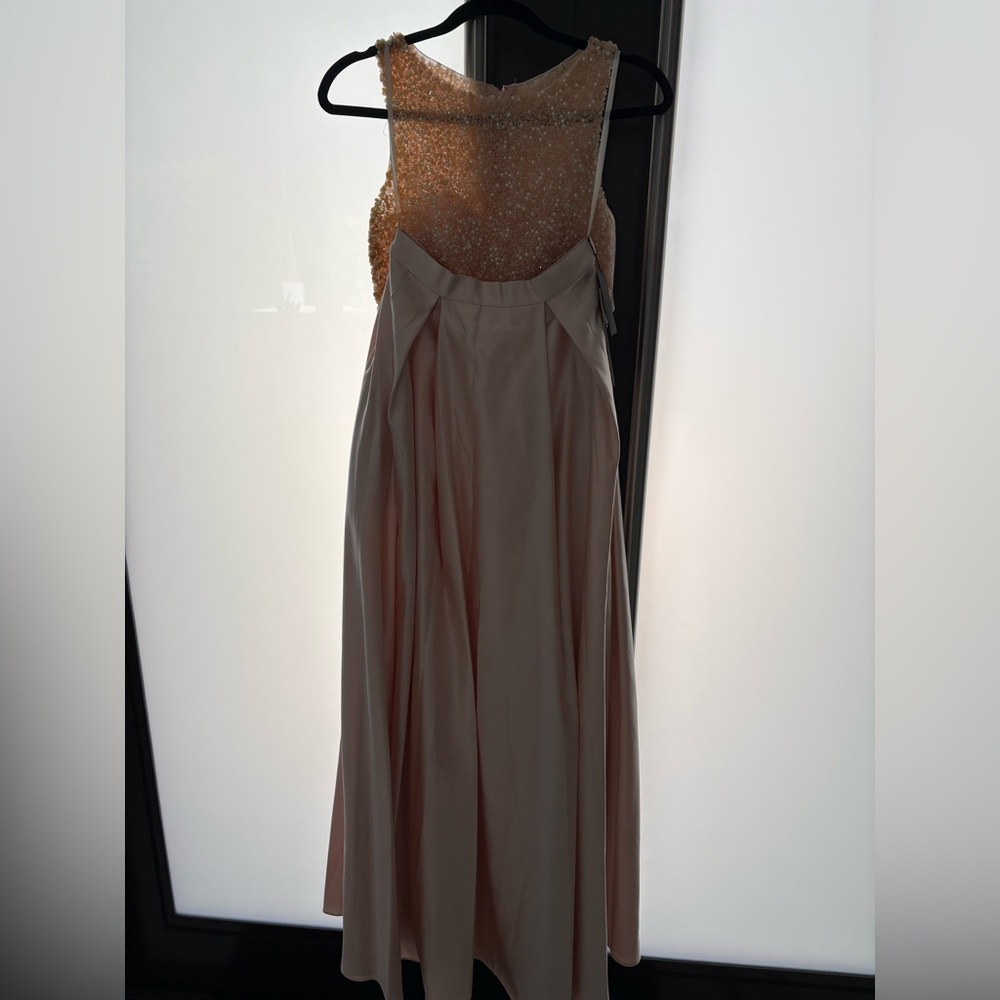 Beaded Pink Formal Skirt Set - Elegant Evening Wear